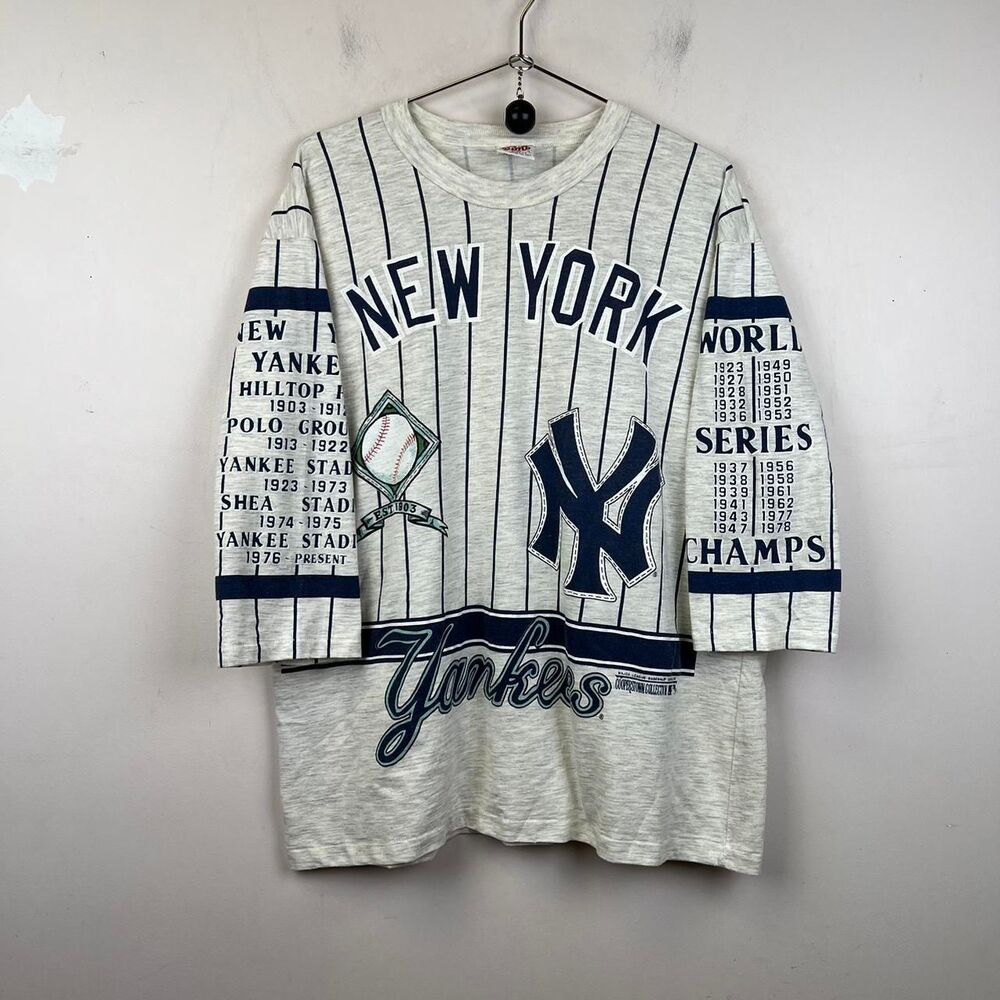 Vintage 1990 New York Yankees Long Gone Sweatshirt MLB World Series Size XL